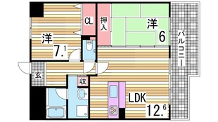 パレセゾンの物件間取画像